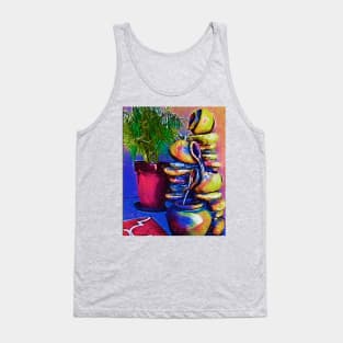 The Palm And The Fountain Tank Top